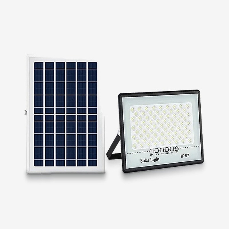 پروژکتور خورشیدی 200 وات مدل 200W-MTX3 به همراه پنل خورشیدی