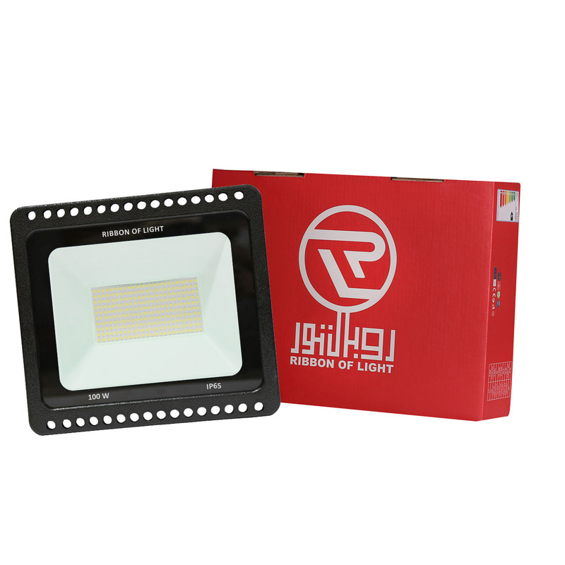 پروژکتور اس ام دی 100 وات روبان نور مدل PJ10001-B بسته 3 عددی