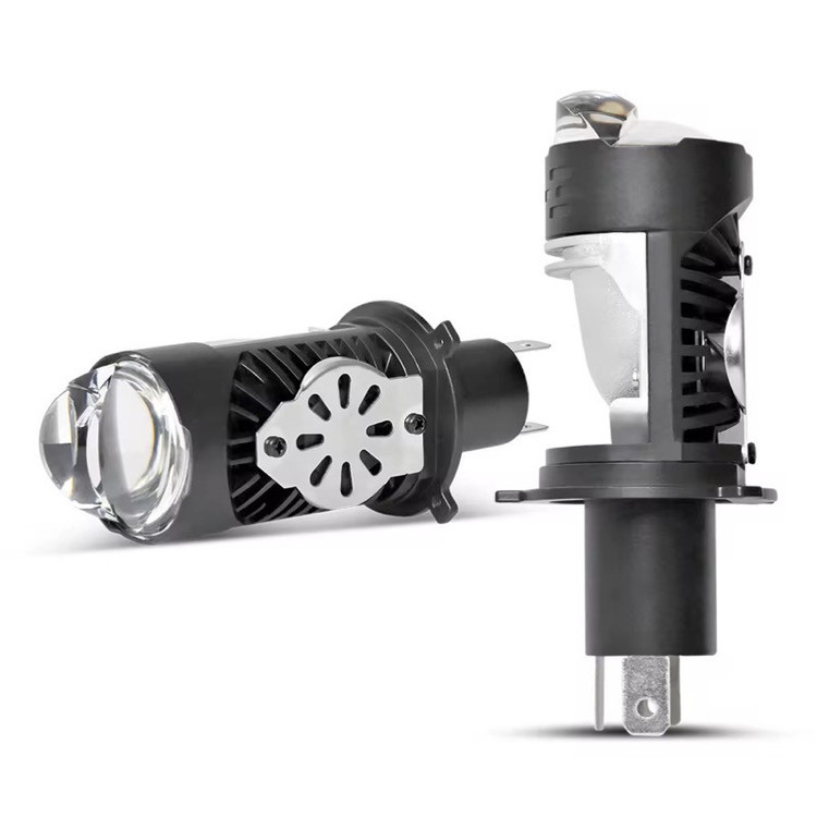 هدلایت موتور سیکلت مدل H4 Mini LED Lens