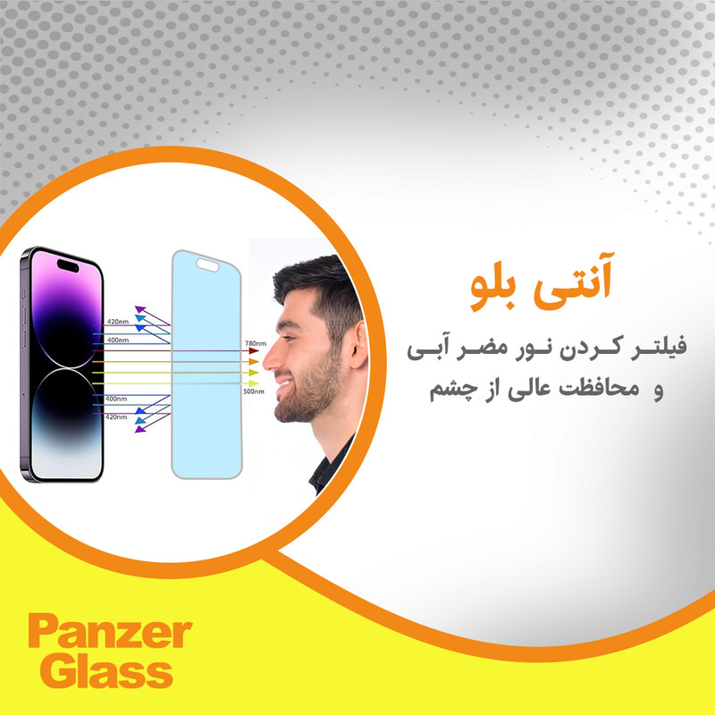 محافظ صفحه محافظ چشم پنزر گلس مدل هیدروژلی مناسب برای گوشی موبایل تکنو Spark 30 Pro