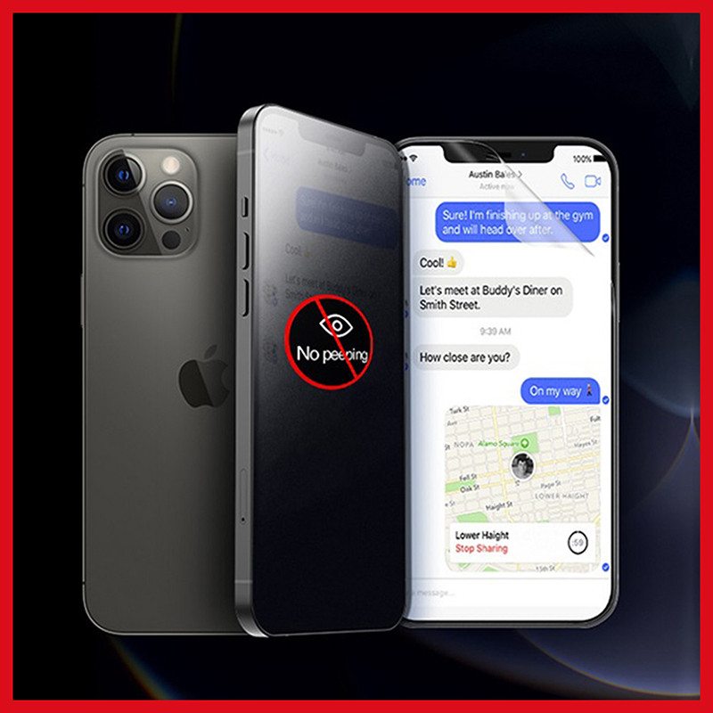 محافظ صفحه نمایش حریم شخصی ریمکس مدل هیدروژلی مناسب برای گوشی موبایل تکنو Spark 30 Pro