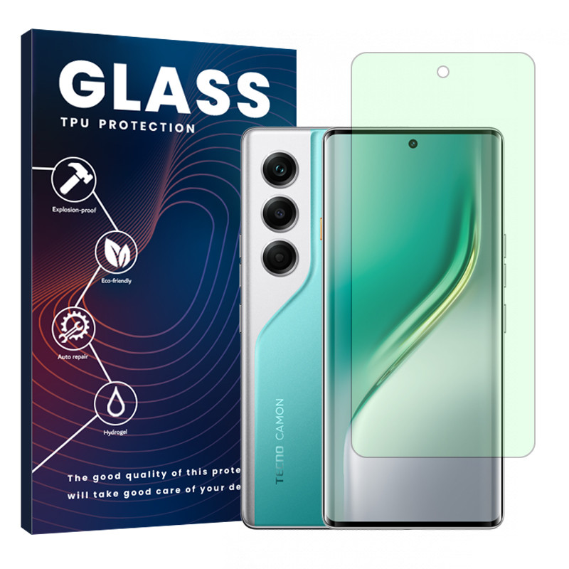 محافظ صفحه نمایش آنتی گرین گلس مدل هیدروژلی مناسب برای گوشی موبایل تکنو Camon 40 Pro