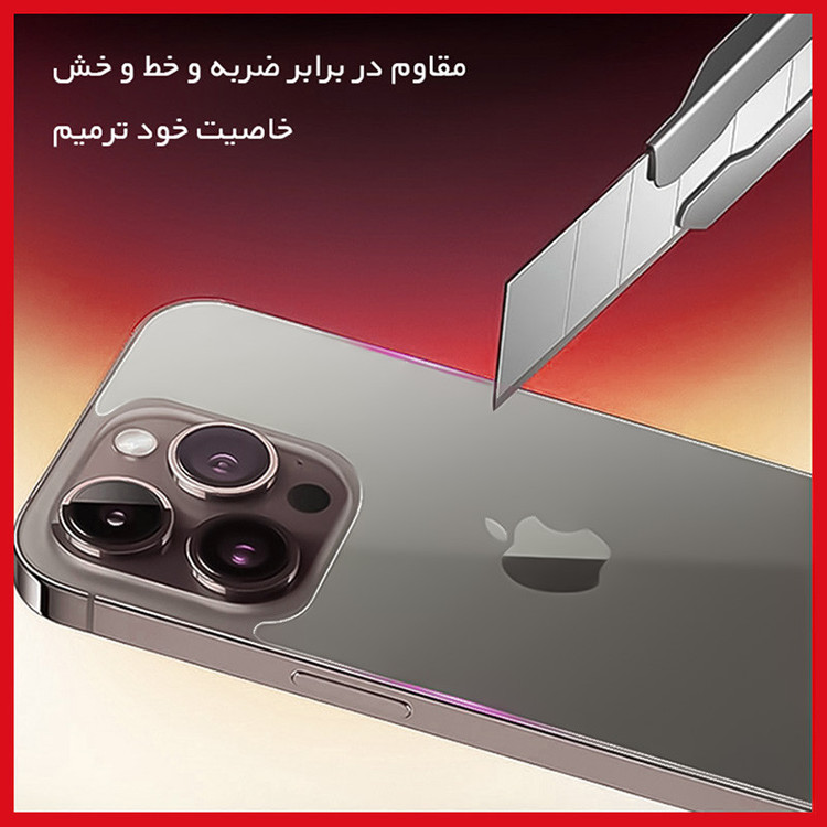محافظ صفحه نمایش شفاف ریمکس مدل هیدروژلی مناسب برای گوشی موبایل تکنو Spark 30 Pro به همراه محافظ پشت گوشی