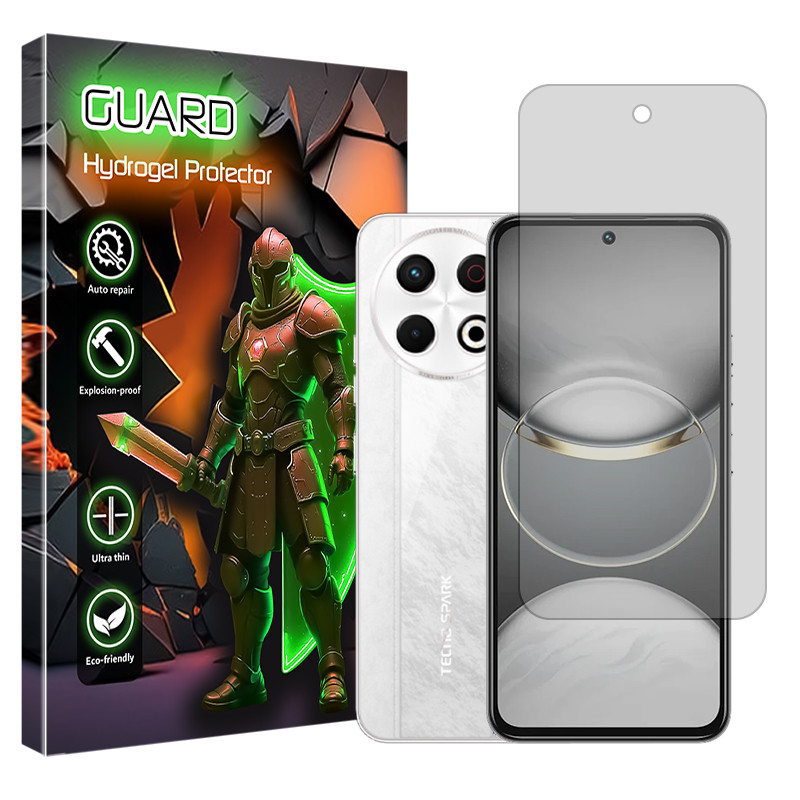 محافظ صفحه نمایش شفاف گارد مدل هیدروژلی مناسب برای گوشی موبایل تکنو Spark 30 Pro