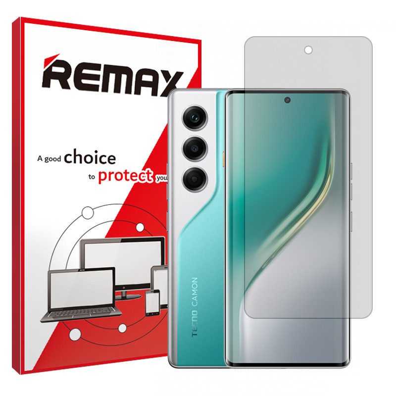 محافظ صفحه نمایش شفاف ریمکس مدل Resistant مناسب برای گوشی موبایل تکنو Camon 40 Pro