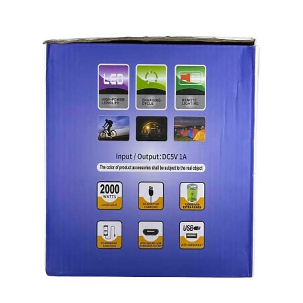 نورافکن دستی مدل TD-6800S با نور مهتابی