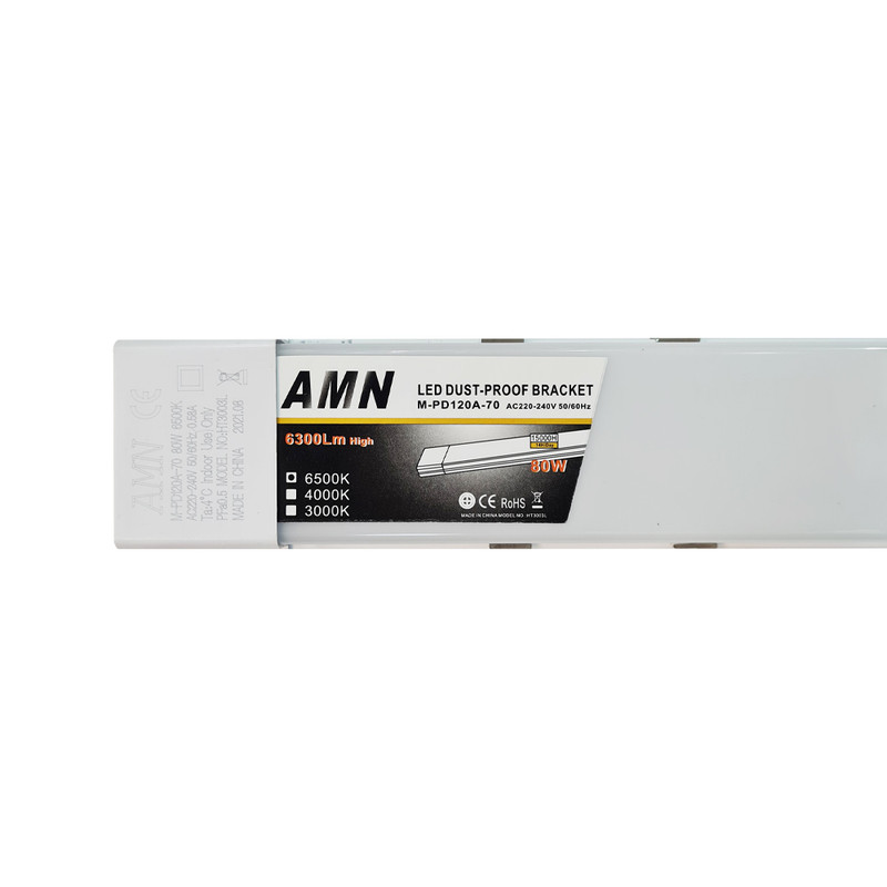 مهتابی ال ای دی 80 وات ای ام ان مدل براکت کد m-pd120a بسته 2 عددی