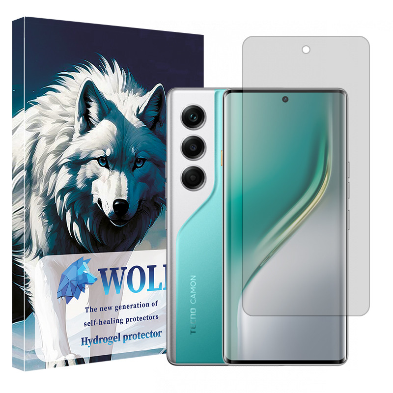 محافظ صفحه نمایش شفاف ولف مدل Tough مناسب برای گوشی موبایل تکنو Camon 40 Pro