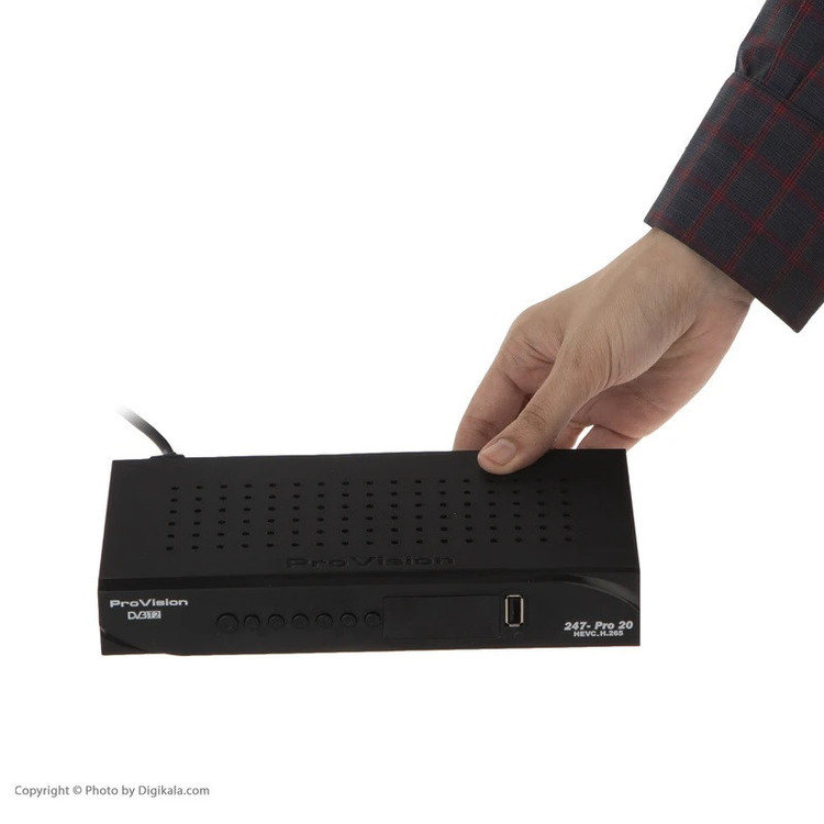 DVB-T گیرنده دیجیتال پروویژن مدل 247Pro20 به همراه آنتن رومیزی