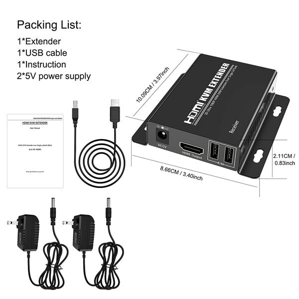 توسعه دهنده تصویر HDMI تی سی تراست مدل TC-KEX-60