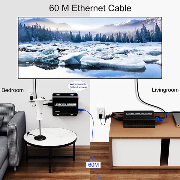 توسعه دهنده تصویر HDMI تی سی تراست مدل TC-KEX-60