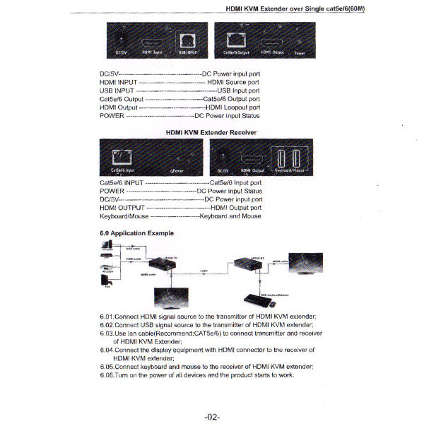 توسعه دهنده تصویر HDMI تی سی تراست مدل TC-KEX-60