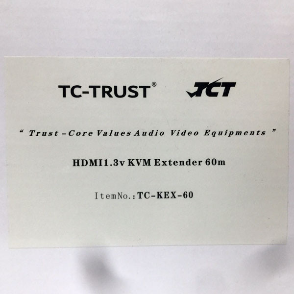 توسعه دهنده تصویر HDMI تی سی تراست مدل TC-KEX-60