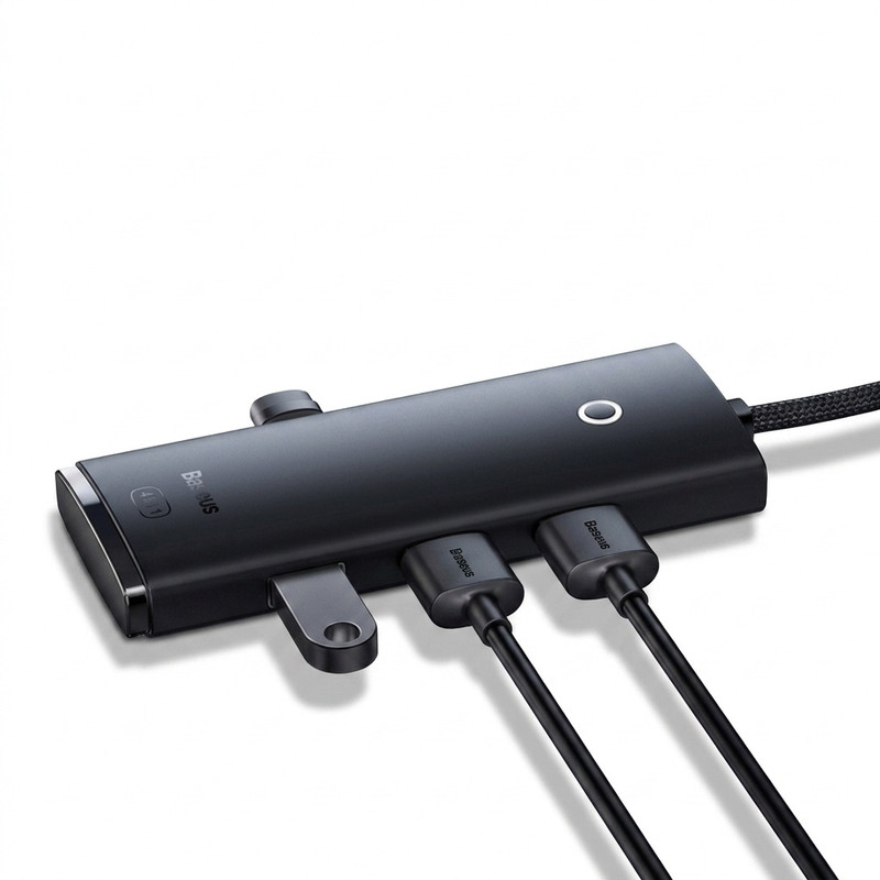 هاب 4 پورت usb3 باسئوس مدل Hub Lite Series -WKQX030101