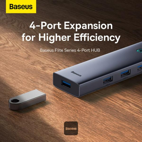 هاب 4 پورت USB بیسوس مدل UltraJoy Series BS-OH108