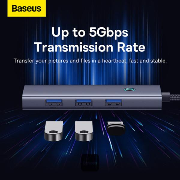هاب 4 پورت USB بیسوس مدل UltraJoy Series BS-OH108