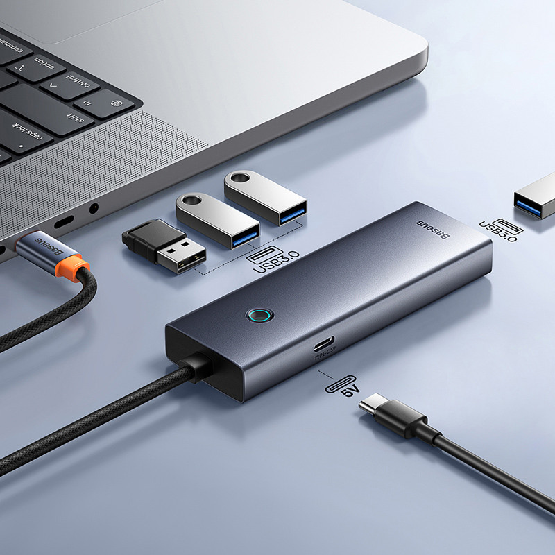هاب 4 پورت USB بیسوس مدل UltraJoy Series BS-OH108