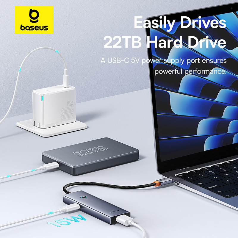 هاب 4 پورت USB بیسوس مدل UltraJoy Series BS-OH108