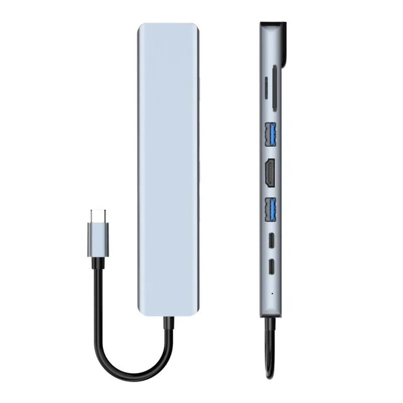 هاب 8 پورت USB-C مدل SUPPORT 4K