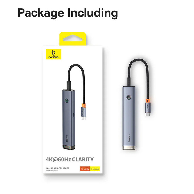 هاب 6 پورت USB-C بیسوس مدل BS-OH166