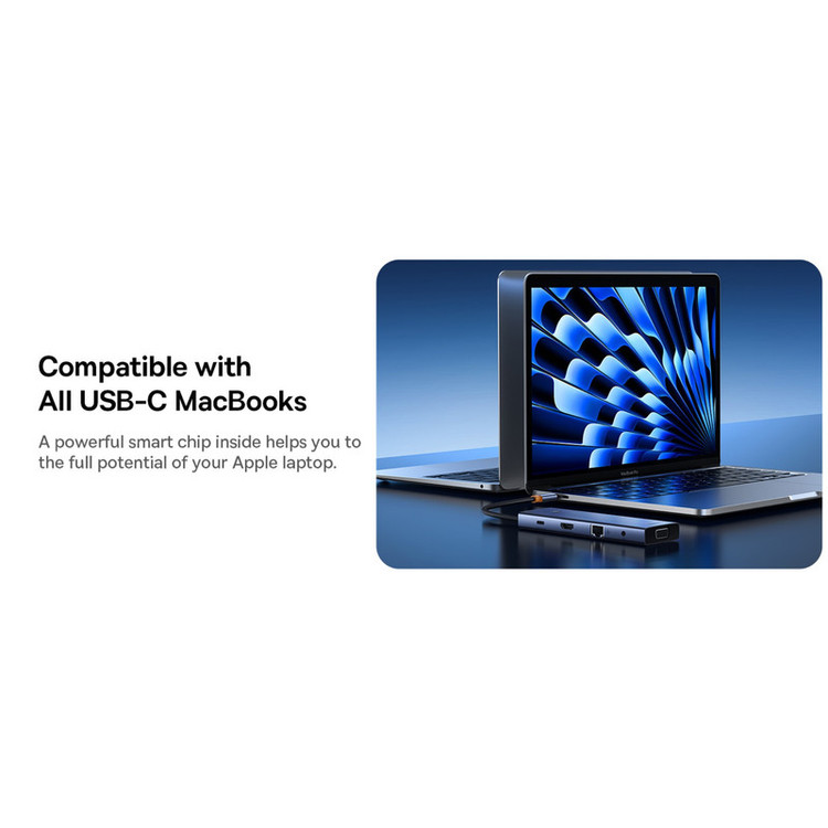 هاب 10 پورت USB-C باسئوس مدل BS-OH161