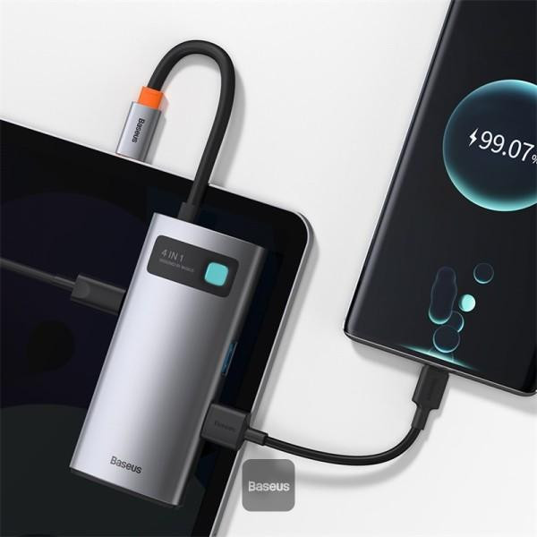 هاب 4 پورت USB-C باسئوس CAHUB-CY0G