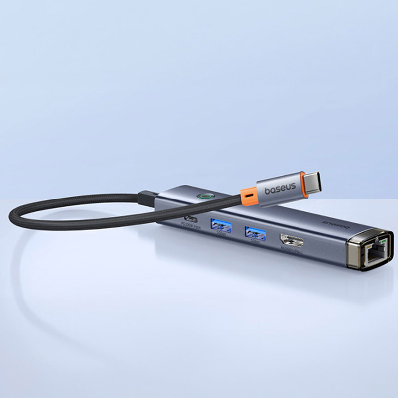 هاب 5 پورت USB-C بیسوس مدل BS-OH165
