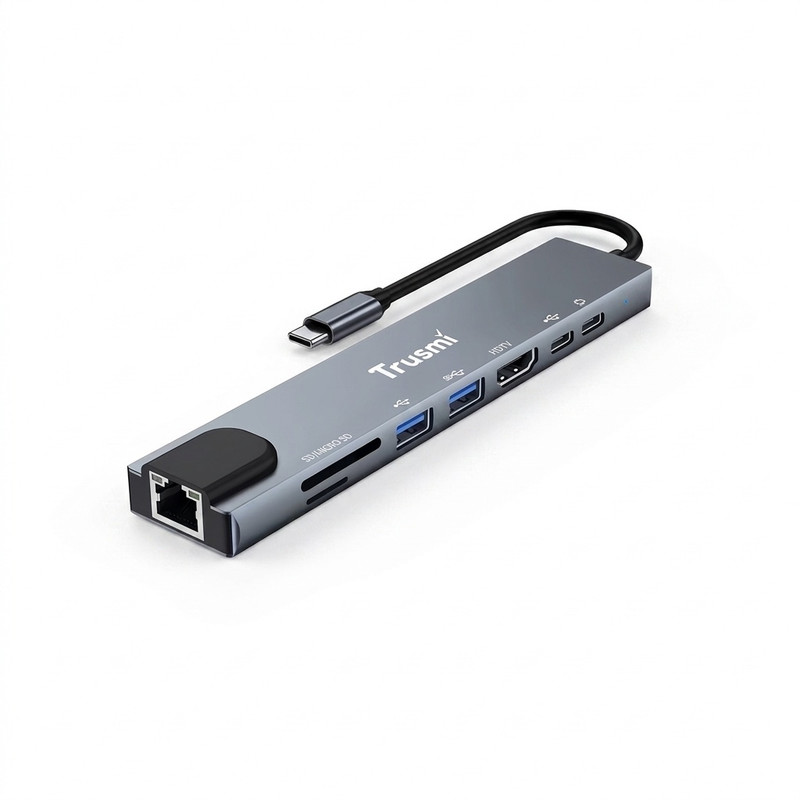 هاب 8 پورت USB-C تراسمی مدل DS01-02