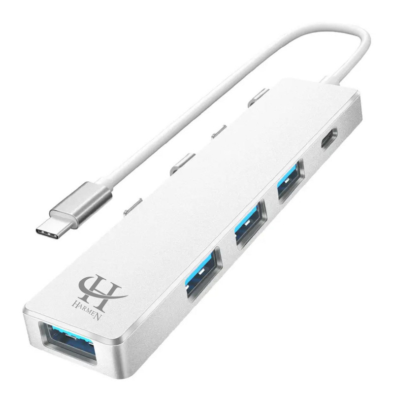 هاب 4 پورت USB 3.0 هارمن مدل HR-USBC3000