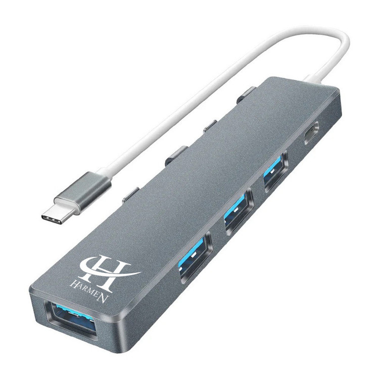 هاب 4 پورت USB 3.0 هارمن مدل HR-USBC3000