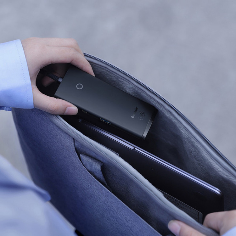 هاب 4 پورت USB 3.0 باسئوس مدل Hub Lite Series -WKQX030401