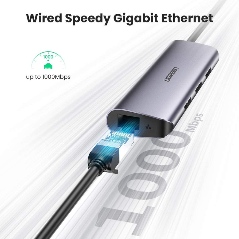 هاب چهار پورت USB -C یوگرین مدل CM252
