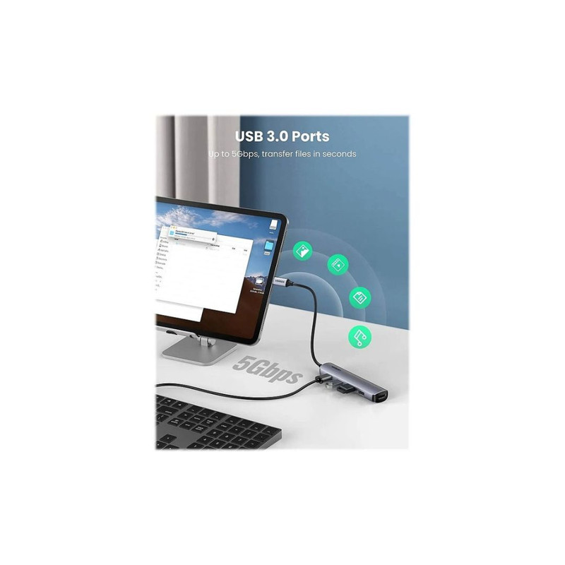 هاب 4 پورت USB-C یوگرین مدل CM417-20197