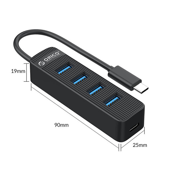 هاب چهار پورت USB-C اوریکو مدل TWC3-4A