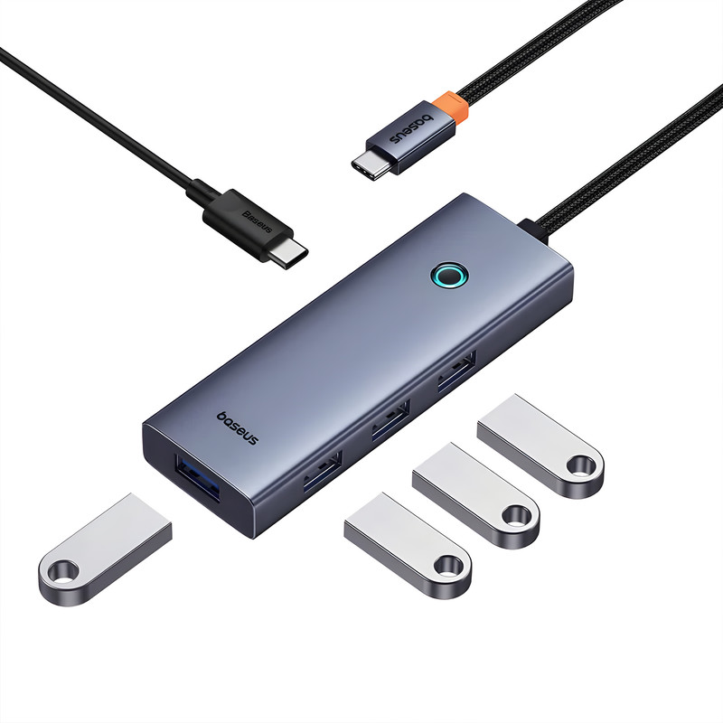 هاب 5 پورت USB-C بیسوس مدل UltraJoy Series BS-OH149