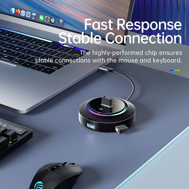 هاب 4 پورت USB-C اوریکو مدل YK1-C2-03