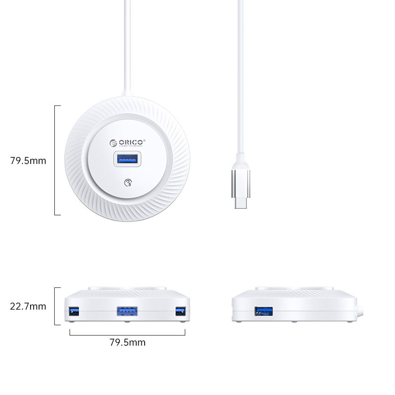 هاب 4 پورت USB-C اوریکو مدل YK1-C2-03