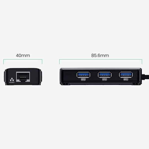 هاب USB3.0 سه پورت یوگرین مدل CR103-20265