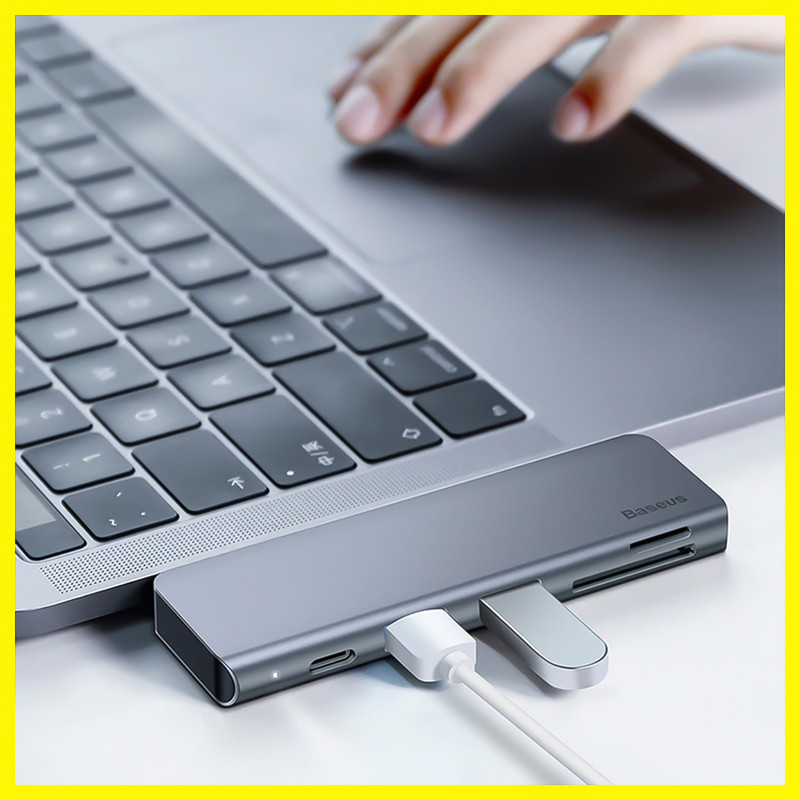 هاب 5 پورت USB-C باسئوس مدل CAHUB-K0G