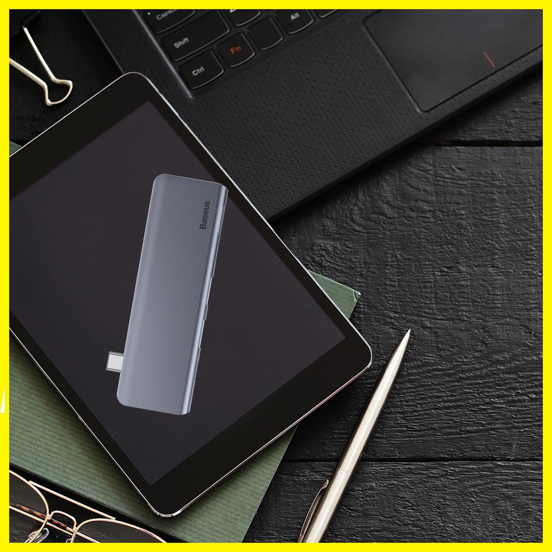 هاب 5 پورت USB-C باسئوس مدل CAHUB-K0G