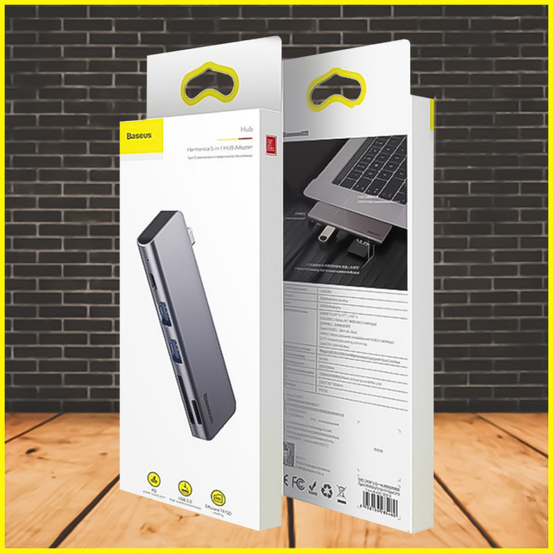 هاب 5 پورت USB-C باسئوس مدل CAHUB-K0G