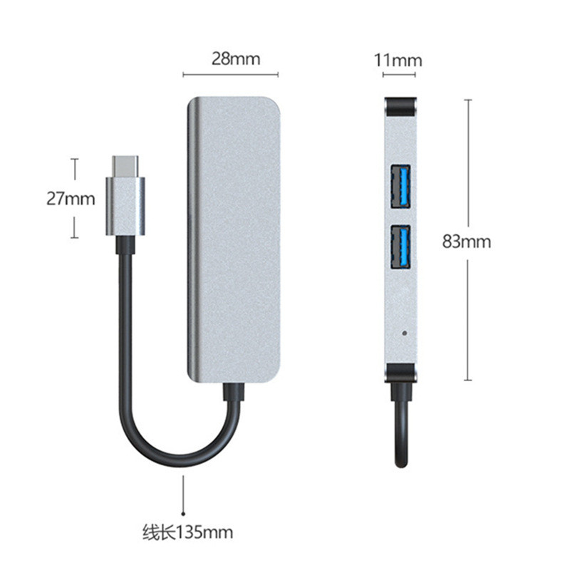 هاب 3 پورت USB-C مدل BYL-2011N