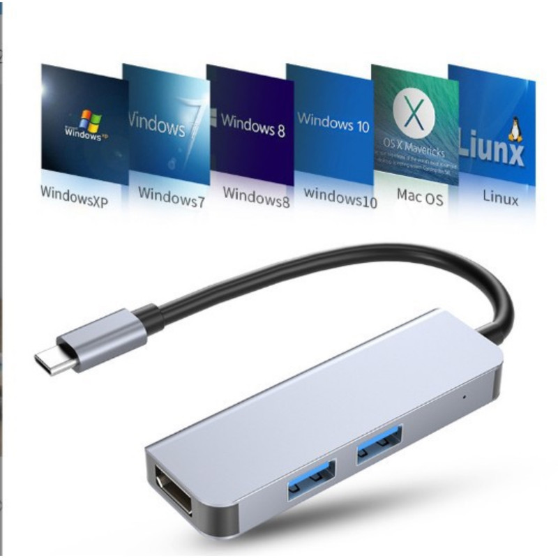 هاب 3 پورت USB-C مدل BYL-2011N
