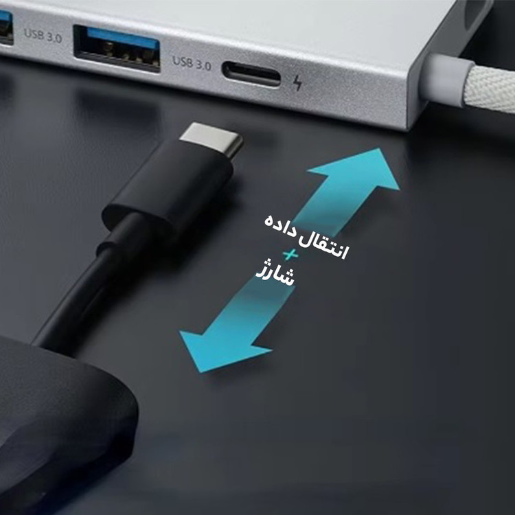 هاب 5 پورت USB-C شیائومی مدل XDMS05YM