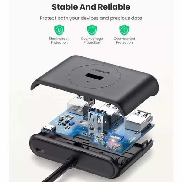 هاب 4 پورت USB3.0 یوگرین مدل UG-20290
