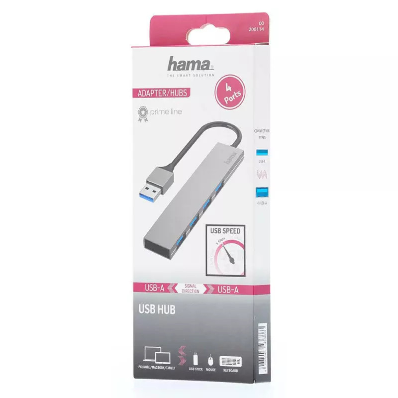هاب چهار پورت USB-C هاما مدل 200101