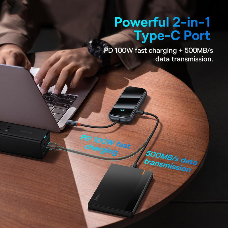 هاب 5 پورت USB-C بیسوس مدل WKJZ010113