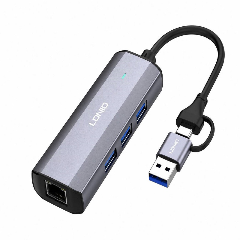 هاب 4 پورت USB 3 الدینیو مدل DS-124UC
