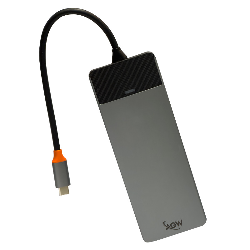 هاب 12 پورت USB-C ای جی دبلیو مدل Linker
