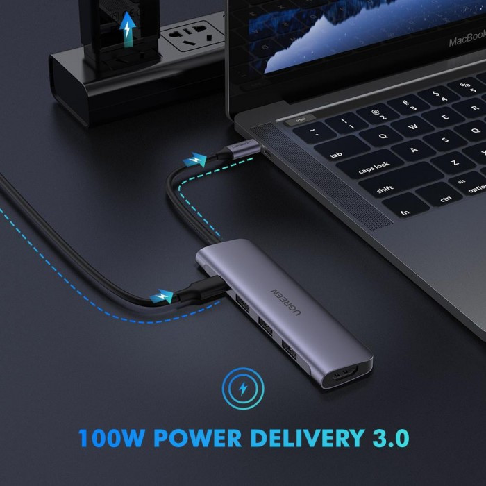 هاب 5 پورت USB-C یوگرین مدل CM136-50209